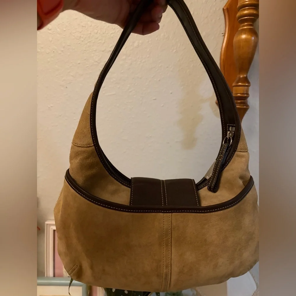 Vintage Y2K 2003 Coach Soho Ergo - Suede Leather